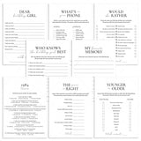 Born in 1984 Birthday Games for Her Printable by LittleSizzle