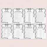 Bow Galentine's Day Games Bundle Printable by LittleSizzle