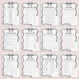 Bow Valentine's Day Games Printable Valentines Party Ideas by LittleSizzle