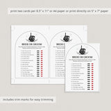 Halloween Bridal Shower Game Bride or Groom Printable
