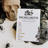 Skull Bachelorette Party Game Emoji Pictionary with Answers