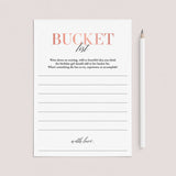 Printable Birthday Bucket List Card for Women by LittleSizzle