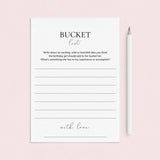 Bucket List Cards for Her Birthday Printable by LittleSizzle
