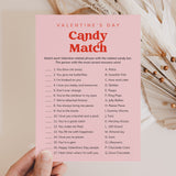 Valentine's Day Candy Match Game with Answer Key Digital Download