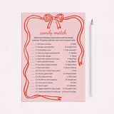 Candy Match Game with Answers Printable PDF by LittleSizzle