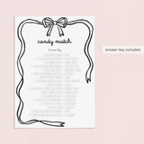 Valentine's Candy Match Game Digital Download