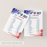 4th of July USA Capitals Game with Answer Key