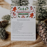 Guess That Christmas Song Game with Answers Printable