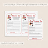 12 Printable Christmas Games to Play with Family + FREE Secret Santa Questionnaire