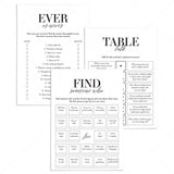 Class Reunion Icebreakers Printable by LittleSizzle