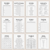 40th Class Reunion Games Printable Class of 1986 High School Reunion by Littlesizzle