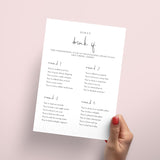 Dirty Drink If Game for Girls Night Printable