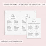 Dirty Drink If Game for Girls Night Printable