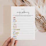 Dirty Emoji Pictionary Game With Answers Printable