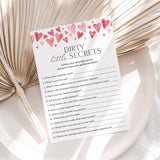 Printable Adult Ladies Night Game Dirty Little Secrets
