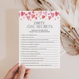 Printable Adult Ladies Night Game Dirty Little Secrets