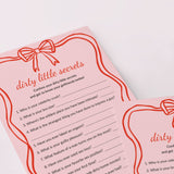 Adult Ladies Night Game Dirty Little Secrets Printable PDF