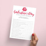 Hilarious Galentine's Day Game for Adults Dirty Little Secrets Printable