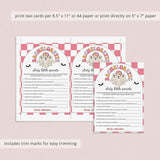 Boochelorette Party Game Dirty Little Secrets Printable