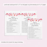 Pink Hearts Galentines Games Printable
