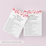 Printable Adult Ladies Night Game Dirty Little Secrets