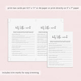 Dirty Little Secrets Who Knows The Bride Best Printable