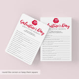 Hilarious Galentine's Day Game for Adults Dirty Little Secrets Printable