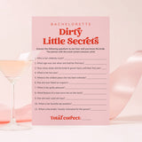 Bachelorette Dirty Little Secrets Party Game Printable