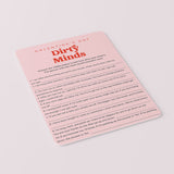 Galentines Dirty Minds Printable Game Pink and Red
