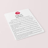 Dirty Mind Game Questions and Answers Printable