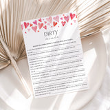 Adult Game Dirty Minds Printable with Answer Key