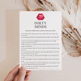 Dirty Mind Game Questions and Answers Printable