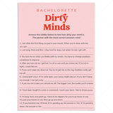 Bachelorette Dirty Minds Answers Included Printable Game by LittleSizzle