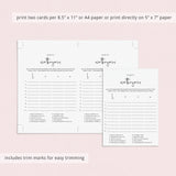 Adult Party Game Dirty Scattergories Printable