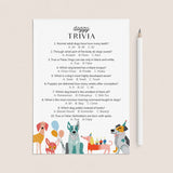 Dog Trivia Questions and Answers Printable by LittleSizzle