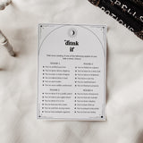 Drink If Bachelorette Weekend Game Boho Celestial