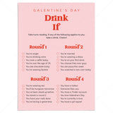 Galentines Game Drink If Printable Pink and Red by LittleSizzle
