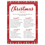 Christmas Drink If Game Printable by LittleSizzle