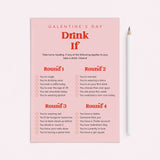 Galentines Game Drink If Printable Pink and Red by LittleSizzle