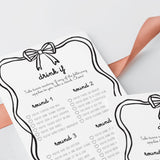 Printable Bachelorette Drinking Game Questions