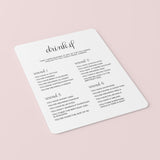 Printable Drinking Game for Women's Birthday Party