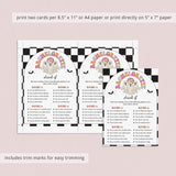 Let's Go Ghouls Drink If Game Card Printable