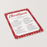 Christmas Drink If Game Printable