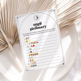Celestial Wedding Shower Emoji Pictionary Game with Answers Download