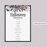 Gothic Halloween Party Games Bundle Printable