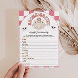 70s Disco Halloween Bachelorette Party Game Emoji Pictionary