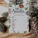 Ugly Christmas Sweater Party Emojis Game with Answers