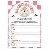 70s Disco Halloween Bachelorette Party Game Emoji Pictionary by LittleSizzle