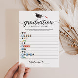 Graduation Party Emoji Game Printable