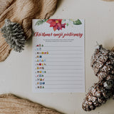 Christmas Emoji Pictionary Printable